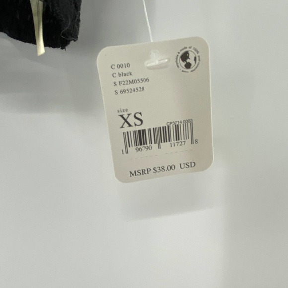 Free People Intimately Adella Black Crochet Lace Strappy Bralette Size XS NWT - Picture 10 of 12